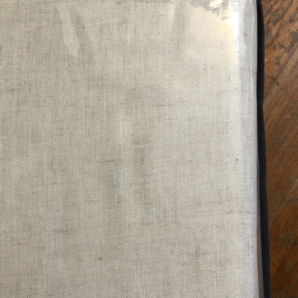 H.Versailtex 52x96 cream colored curtain panel. - Picture 3 of 3